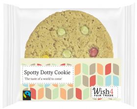 Wish4 Fairtrade Spotty Dotty Cookie 35g x24
