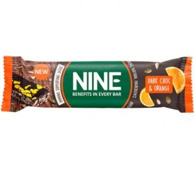 CLEARANCE - NINE Dark Choc & Orange Zest 40g x20 - BBD 03/04/23