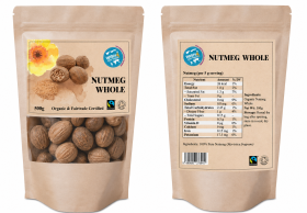 SINGLE Wish4 Fairtrade Nutmeg Whole 500g