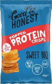Good & Honest Popped protein sweet BBQ 85g x8