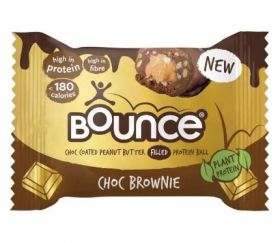 Bounce Dipped Choc Brownie Protein Ball 40g x12