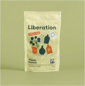 Liberation Fairtrade Wasabi Peanuts 90g x10
