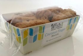 Wish4 Fairtrade Coconut Fingers 220g x12