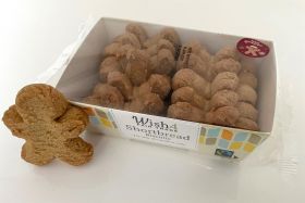 Wish 4 Fairtrade Shortbread Gingerbread Men Biscuit x12