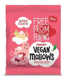 CLEARENCE - Free From Fellows Strawberry Marshmallow 105g x10 BBD 28 07 2025