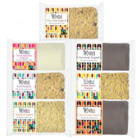 Wish4 Fairtrade Mixed Flapjacks Box 50g x24