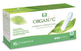 Organ(y)c Tampons Super  100% cotton 12 x 16pcs (GOTS certified)