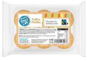 Wish4 Fairtrade Toffee 6 Muffins x8