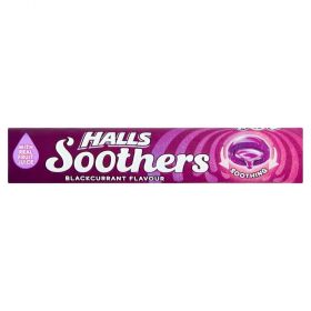 Halls Soothers Blackcurrant Juice Sweet 45g x 20