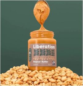 Liberation FT Peanut Butter Crunchy 350g Jar x12
