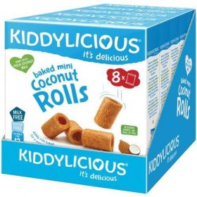 Kiddylicious Original Coconut Rolls (8's) 54.4g x5
