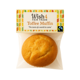 Wish4 Fairtrade Toffee Muffins 50g x12