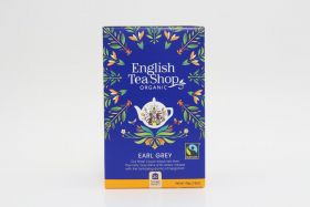 English Tea Earl Grey Organic Sachet Tea Bags 20ct 45g x6