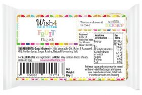 Wish4 Fairtrade Tuckshop Fruit Flapjack 60g x24