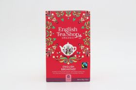 English Tea English Breakfast Organic Sachet Tea Bags 20ct 50g x6