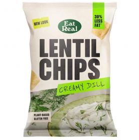 Eat Real Lentil Chips Creamy Dill 10 x 95g