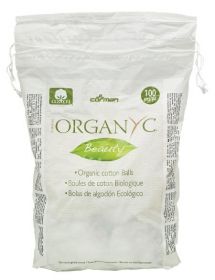 Organ(y)c Cotton Balls Biodeg packing 100% cotton 12 x 100pcs