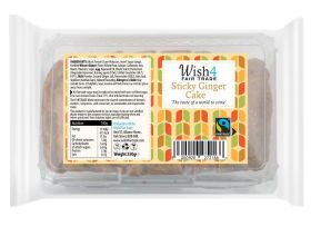 Wish4 Fairtrade Ginger Cake Loaf 250g x9