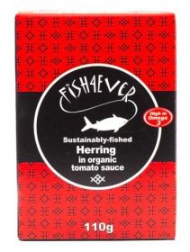 Fish4Ever Herring in organic tomato sauce 110g x12