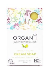 Organii Cream Soap Green Tea & Lime Org (NCS) 12 x 100g