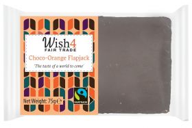 Wish4 Fairtrade Choco-Orange Flapjack 90g x24