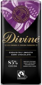 Divine FT 85% Dark Chocolate 90g x15