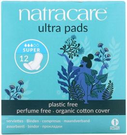 Natracare Ultra Pads Super + 12's x12