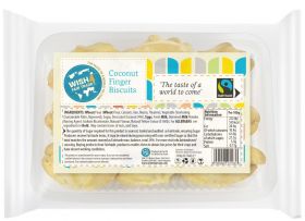 Wish4 Fairtrade Coconut Fingers 220g x12