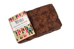 Wish4 Fairtrade Chocolate Brownie 50g x1