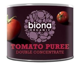 Biona Organic Tomato Puree - Double Concentrate 70g SINGLE