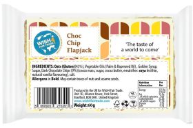 Wish4 Fairtrade Choc Chip Flapjack 60g x24