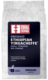 Equal Exchange ORG Ethiopian Yirgacheffe R&G Coffee 200g x8