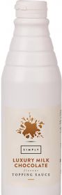 Simply Luxury Milk Chocolate Topping Sauce 6 x 1kg