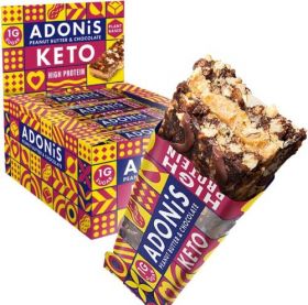 ADONiS High Protein Peanut Butter & Cocoa Keto Nut Bar 45g x16