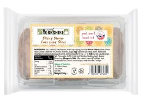 Ridings of Yorkshire Sticky Ginger Cake Loaf Slices 350g x6