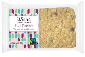 Wish4 Fairtrade Fruit Flapjack 90g x24