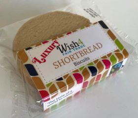 CLEARANCE - Wish4 Fairtrade individual Shortbread Biscuits 70g x24 (03/11/2025)