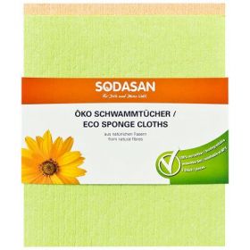 Sodasan Eco Sponge Cloths 6 x 2