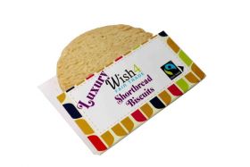 ** Wish4 Fairtrade Twin Pack Shortbread Biscuits 70g x1