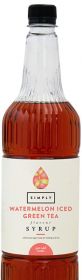 Simply Watermelon Iced Green Tea Syrup 6 x 1ltr