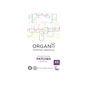 Organii Organic Cotton Patches (45 pieces) Mixed sizes 6 x 45