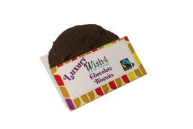 Wish4 Fairtrade Double Chocolate Biscuits 220g x1