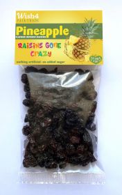 Wish4 Fairtrade Natural Pineappe Flavoured Raisins 30g x18