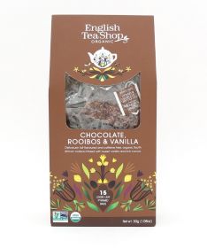English Tea Chocolate Roobios Vanilla Silken Infuser 15ct 30g x6