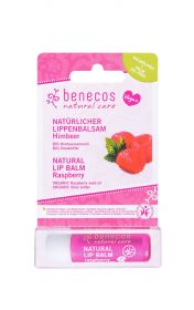 Benecos Natural Lip Balm - Raspberry 10 x 4.8g