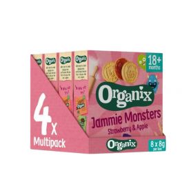 Organix Jammie Monsters 64g x4