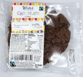 Wish4 Fair Trade Tuckshop Chocolate Dotty Cookies 35g x1