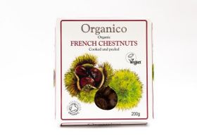 Organico Chestnut Products Org French peeled chestnuts 200g x12