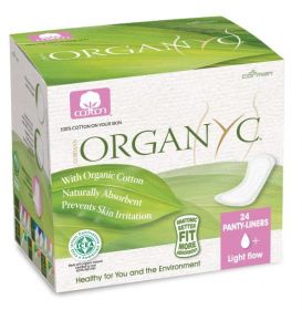 Organ(y)c Pantyliners folded 100% cotton 12 x 24pcs (GOTS certified)