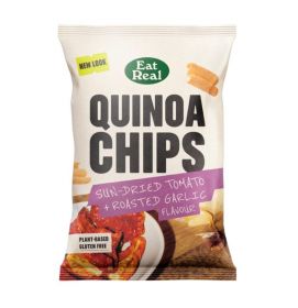 Eat Real Quinoa Chips Sundried Tomato & Roasted Garlic 10 x 90g